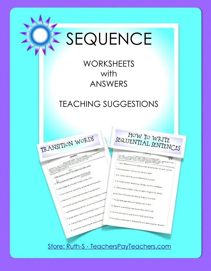 Sequence Worksheets - Teaching Suggestions and Answers
