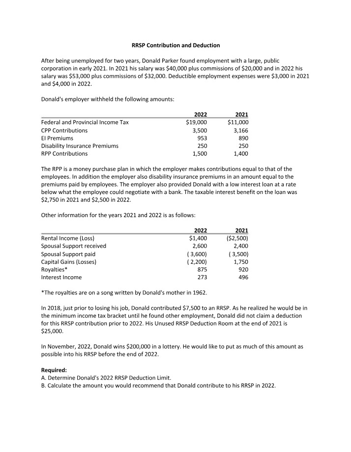 Guide for 2022 RRSP Contributions and Deductions