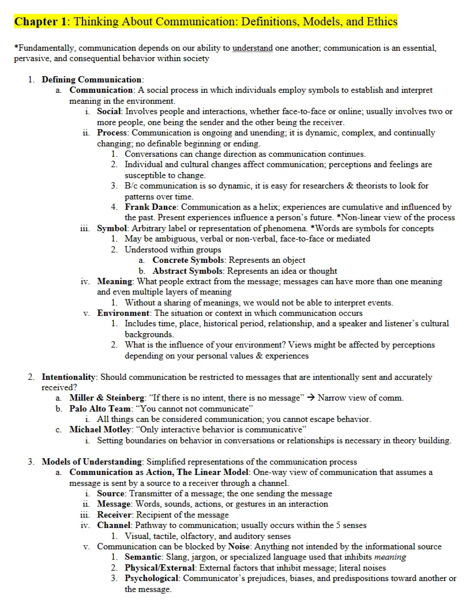 Thinking About Communication - First Chapter