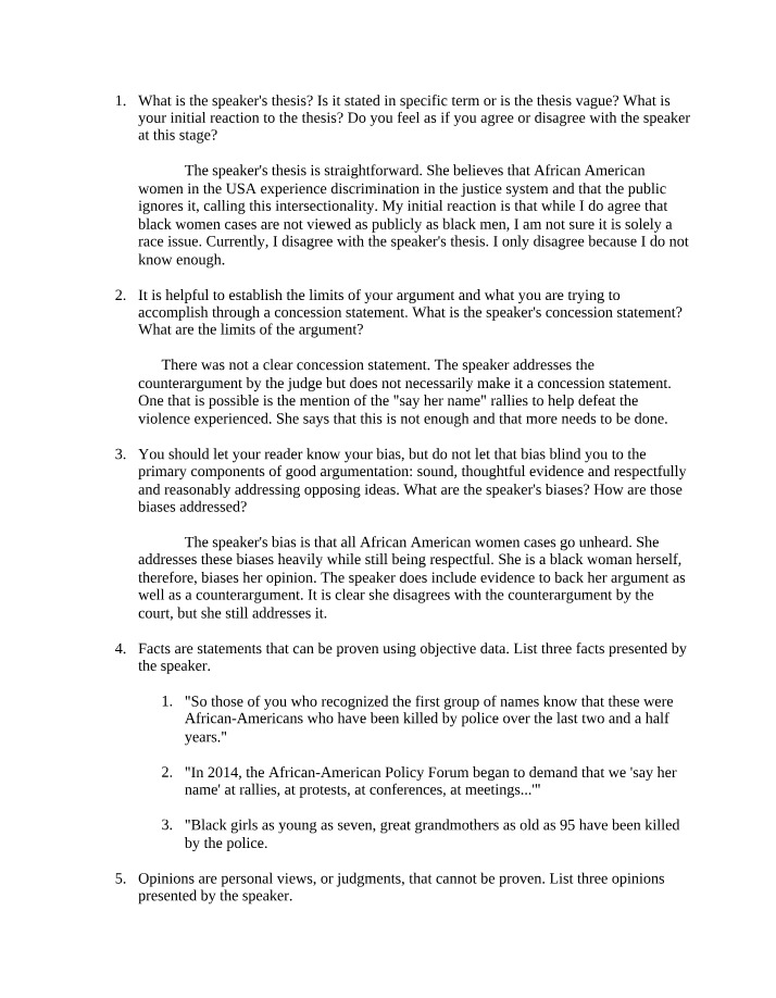 Intersectionality and Discrimination Faced by African Americans