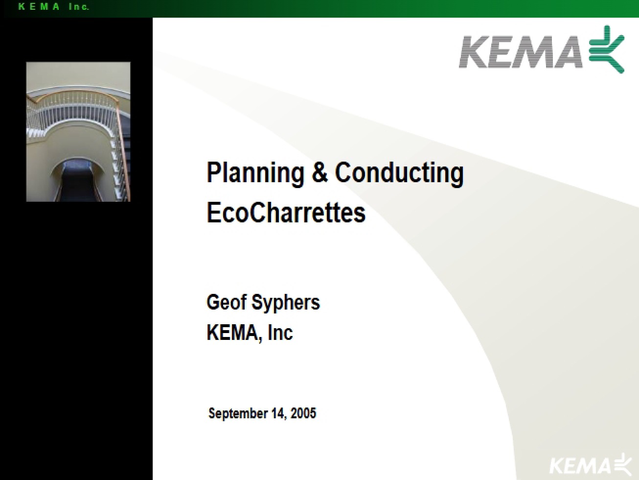 Charrette Planning for Sustainable Projects