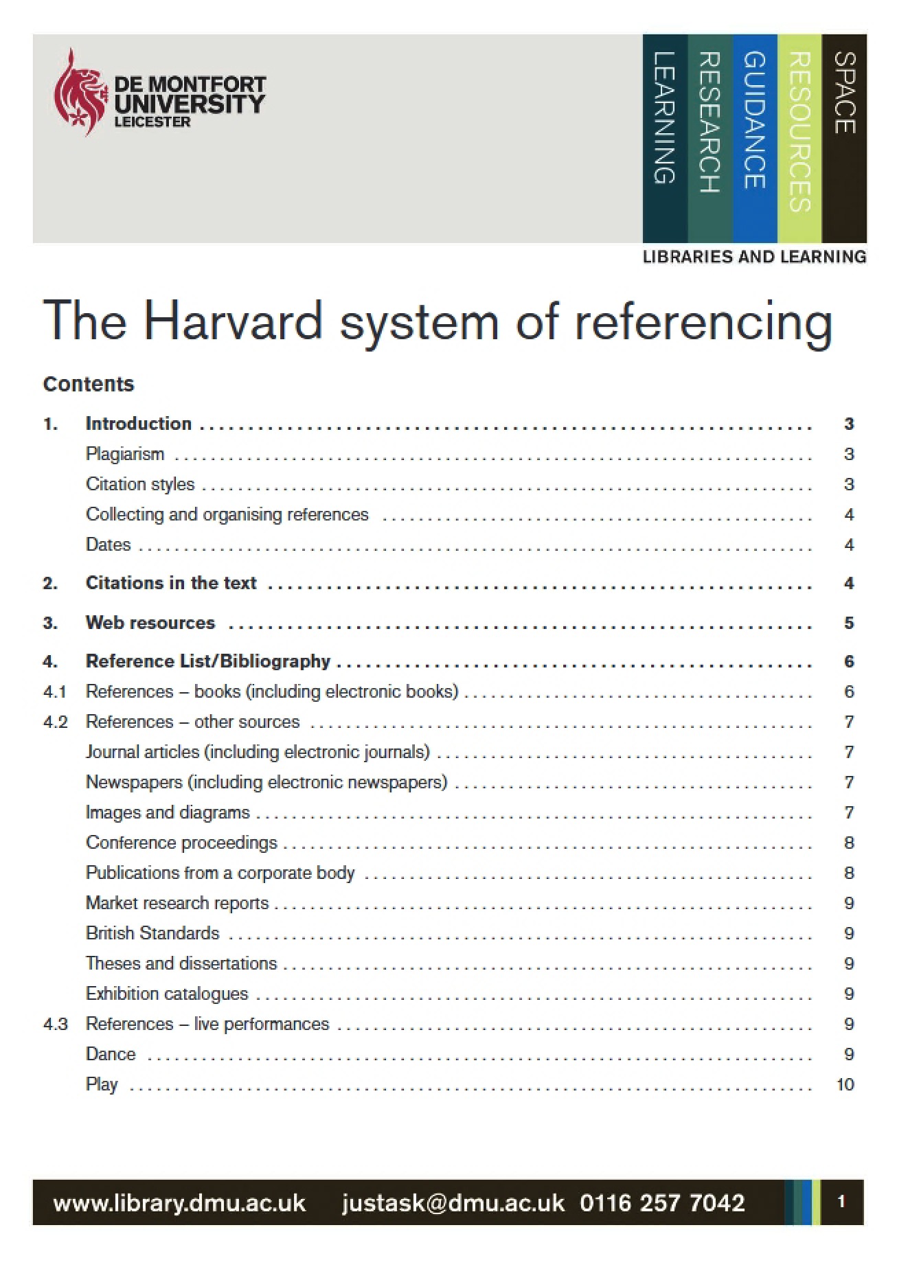 Harvard Style Referencing Guide