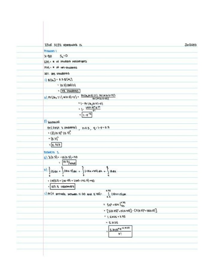 ISyE 3232 Homework 12