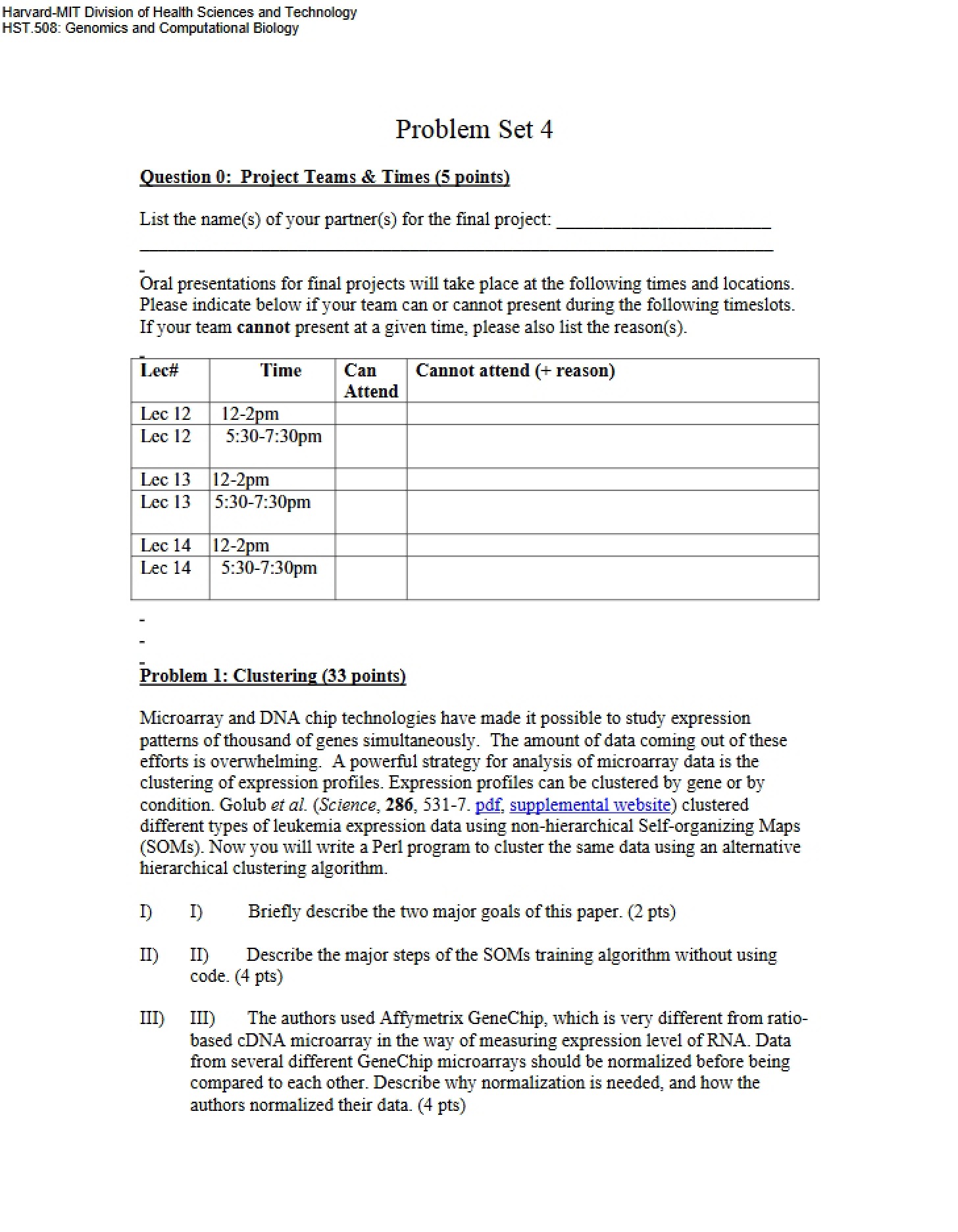 Assignment Set 4