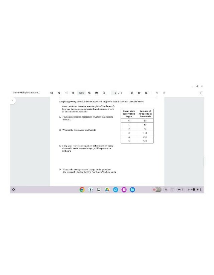 Analysis of Virus Growth Rate
