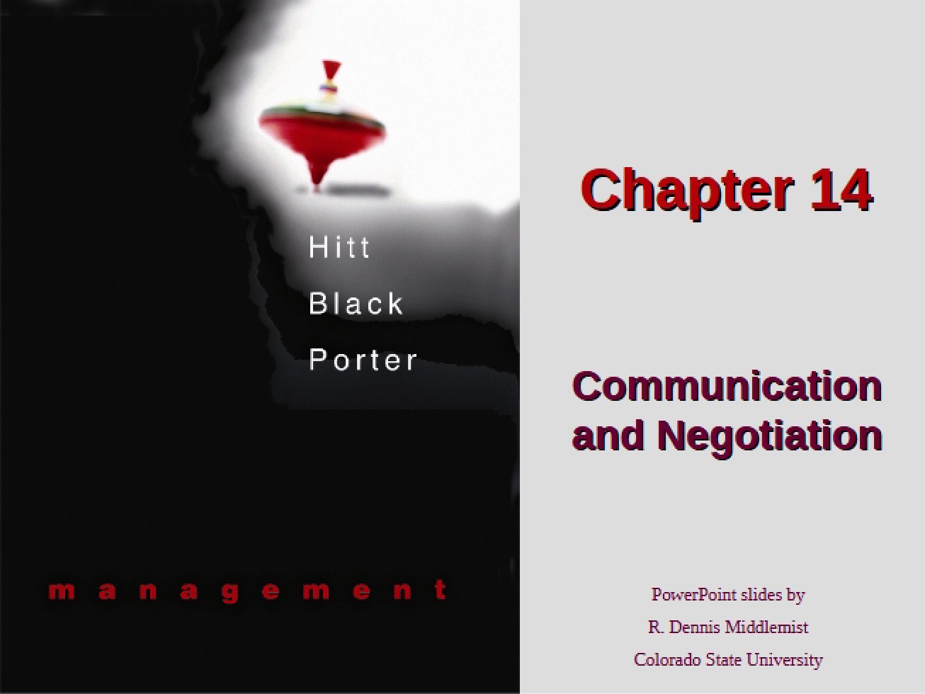 Negotiation and Communication Chapter Fourteen