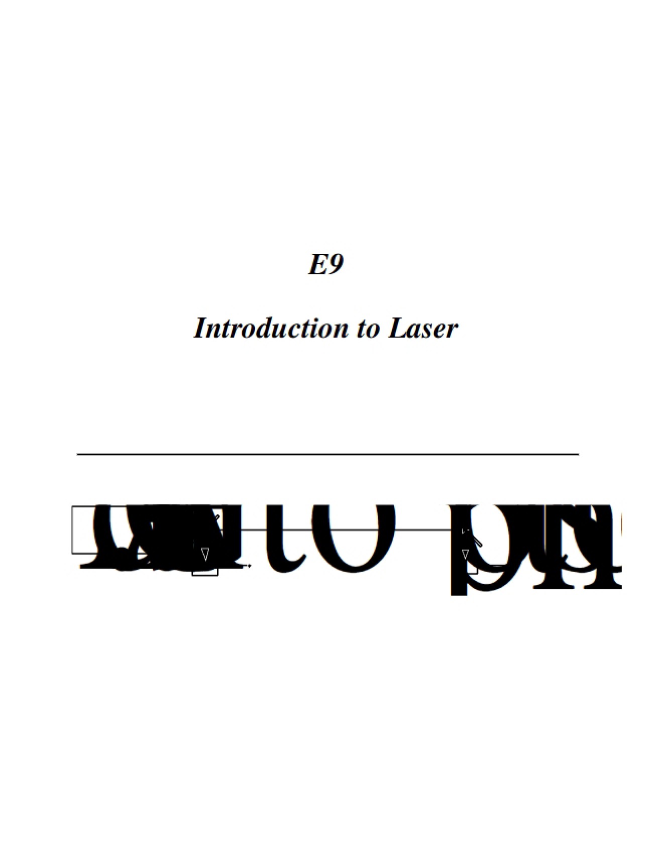 Laser Introduction