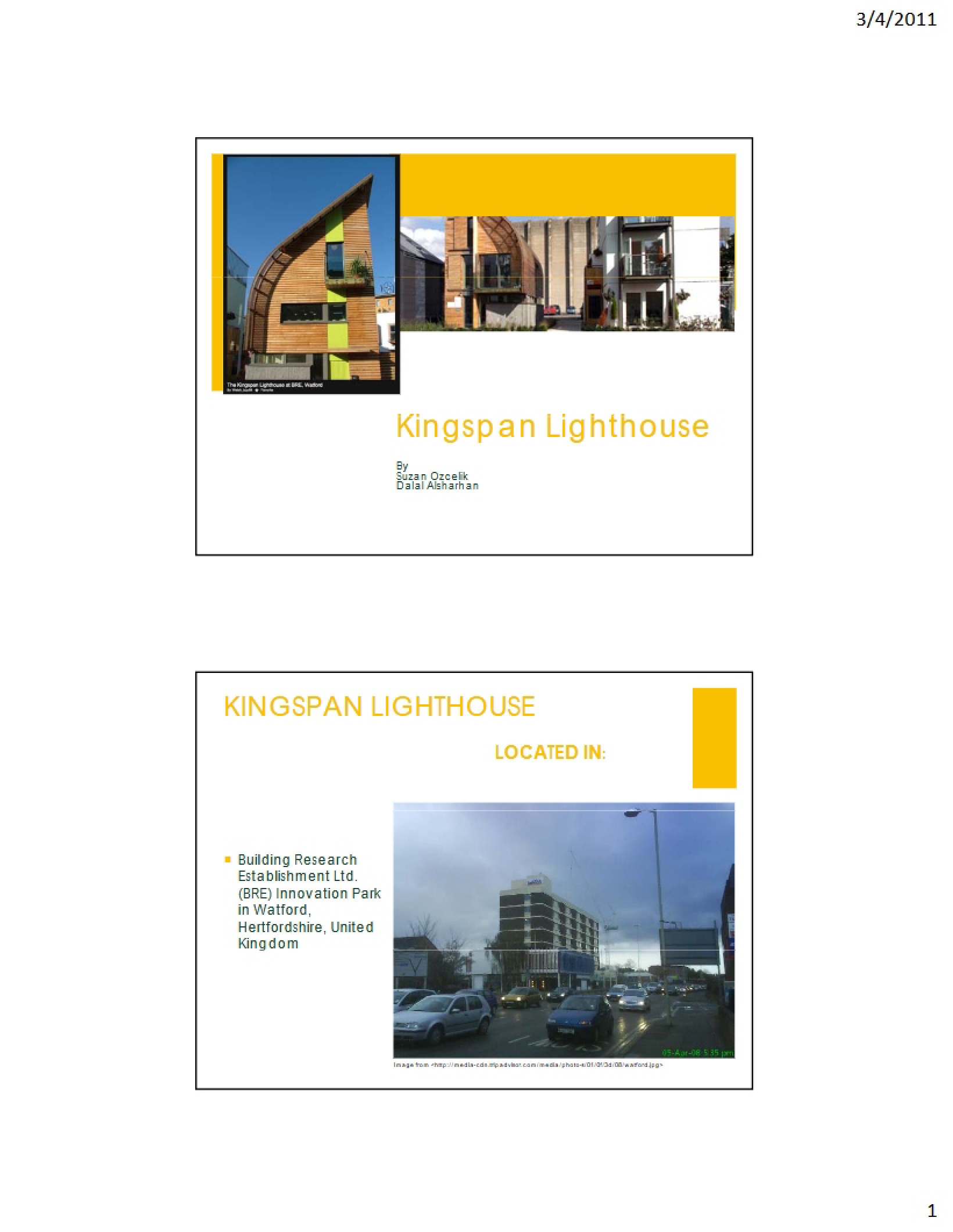 Lighthouse Project Kingspan