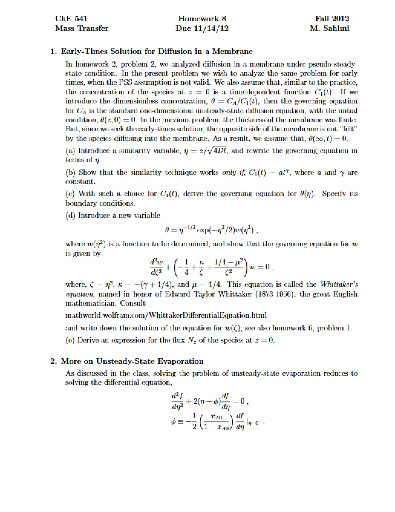 Homework Assignment Eight