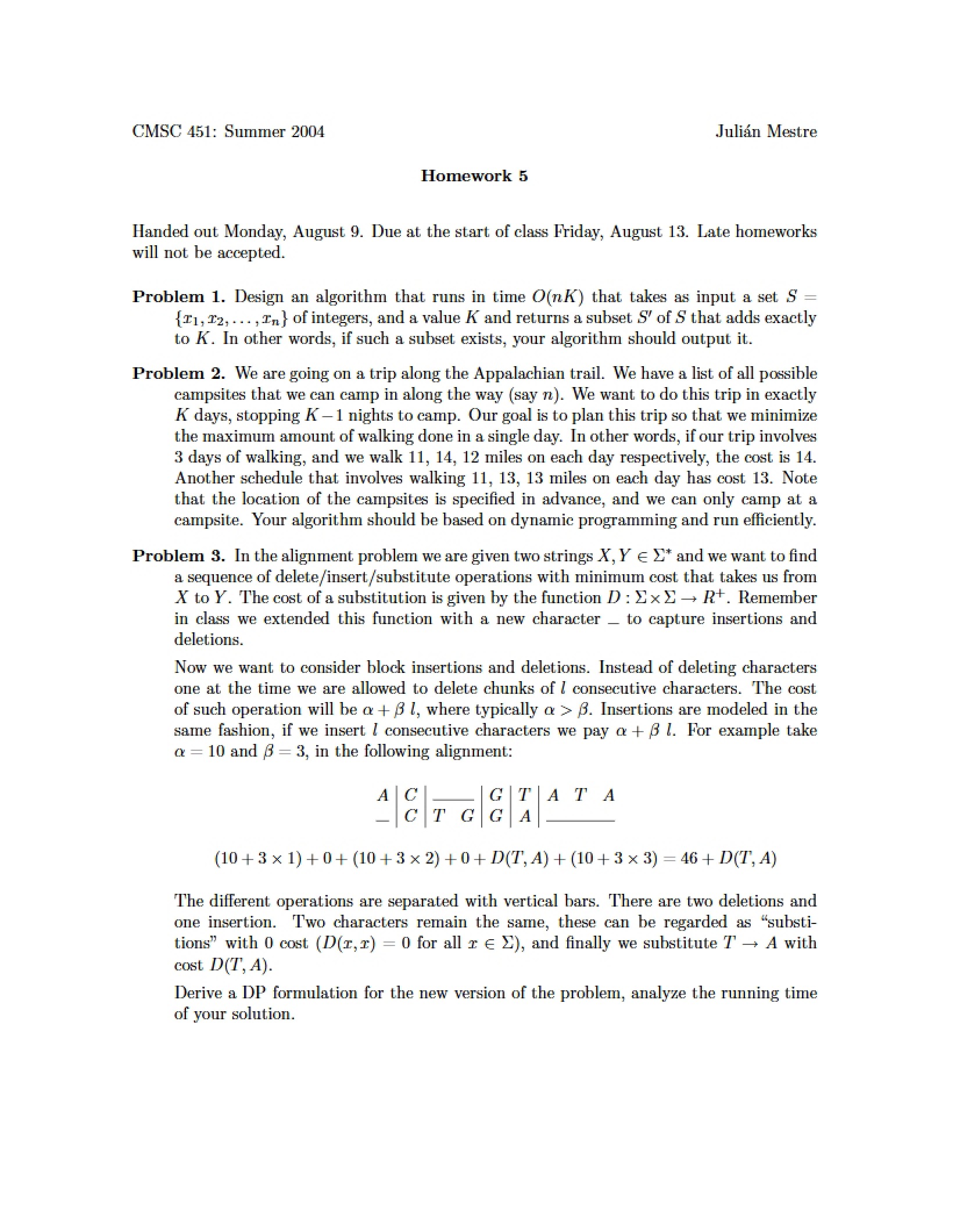 Homework Assignment 5