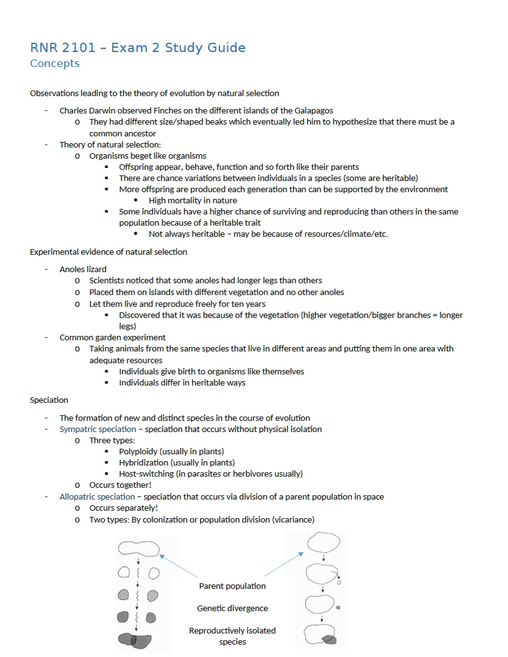 Renewable Natural Resources Ecology