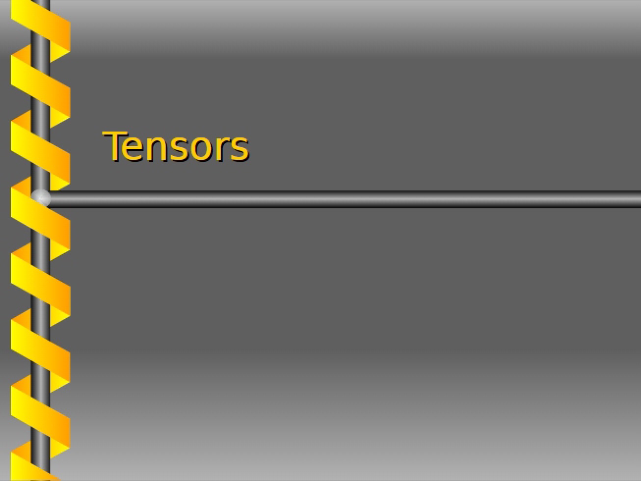 Tensor Concepts