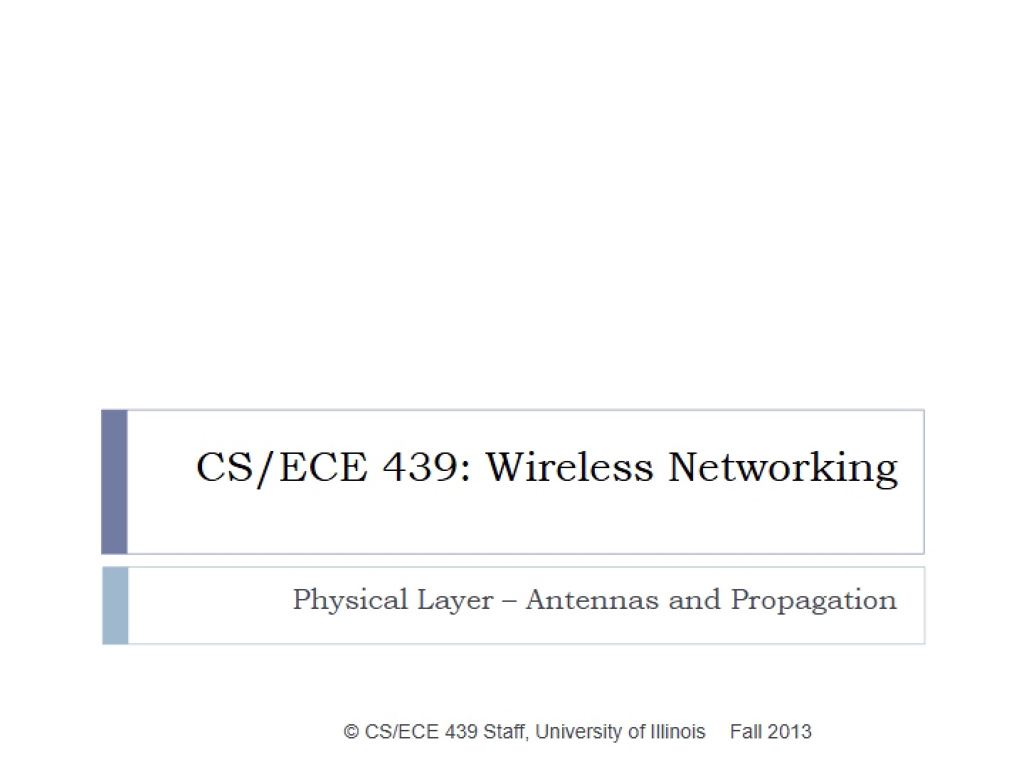 Physical Layer 2