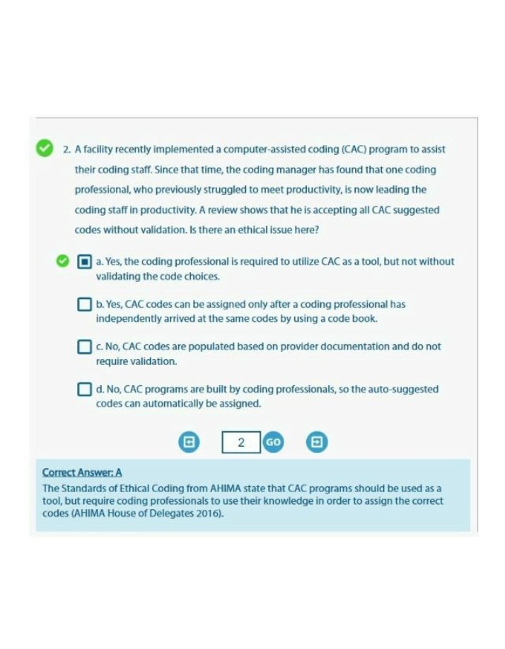 Ethical Issues with Accepting All CAC Suggested Codes