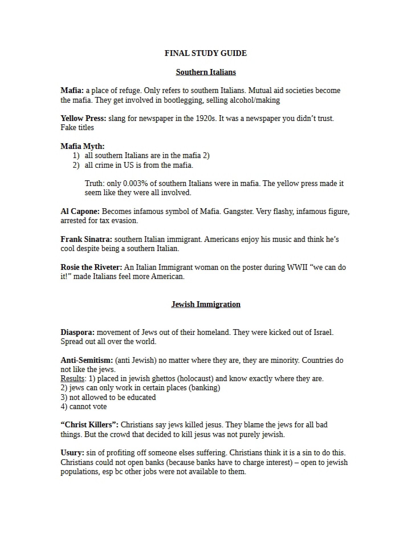 END-OF-TERM STUDY MANUAL