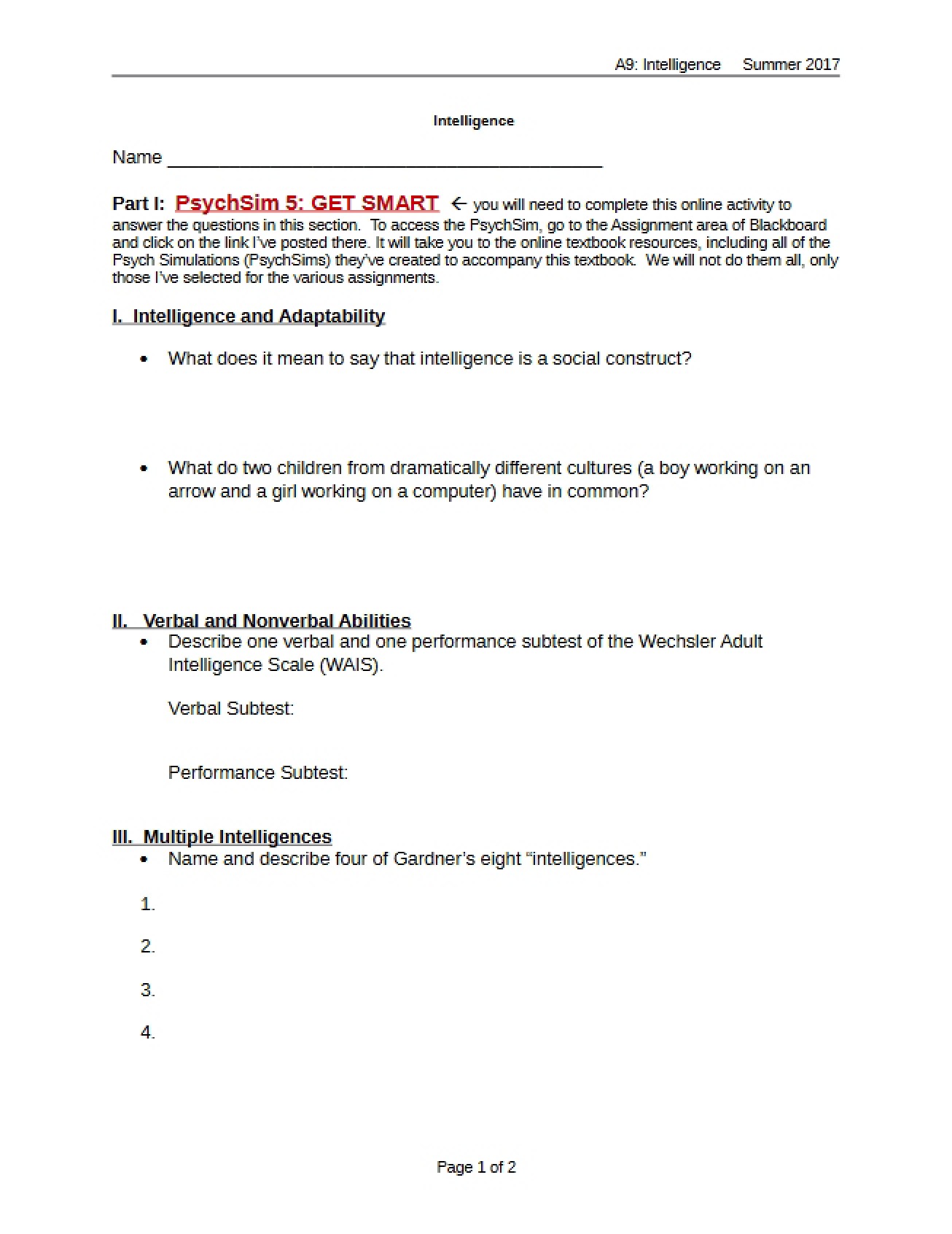 A8 Intelligence Overview