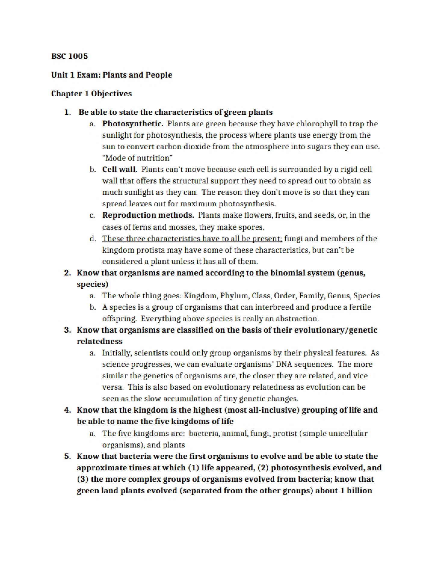 Cultural and Biological Roles of Plants