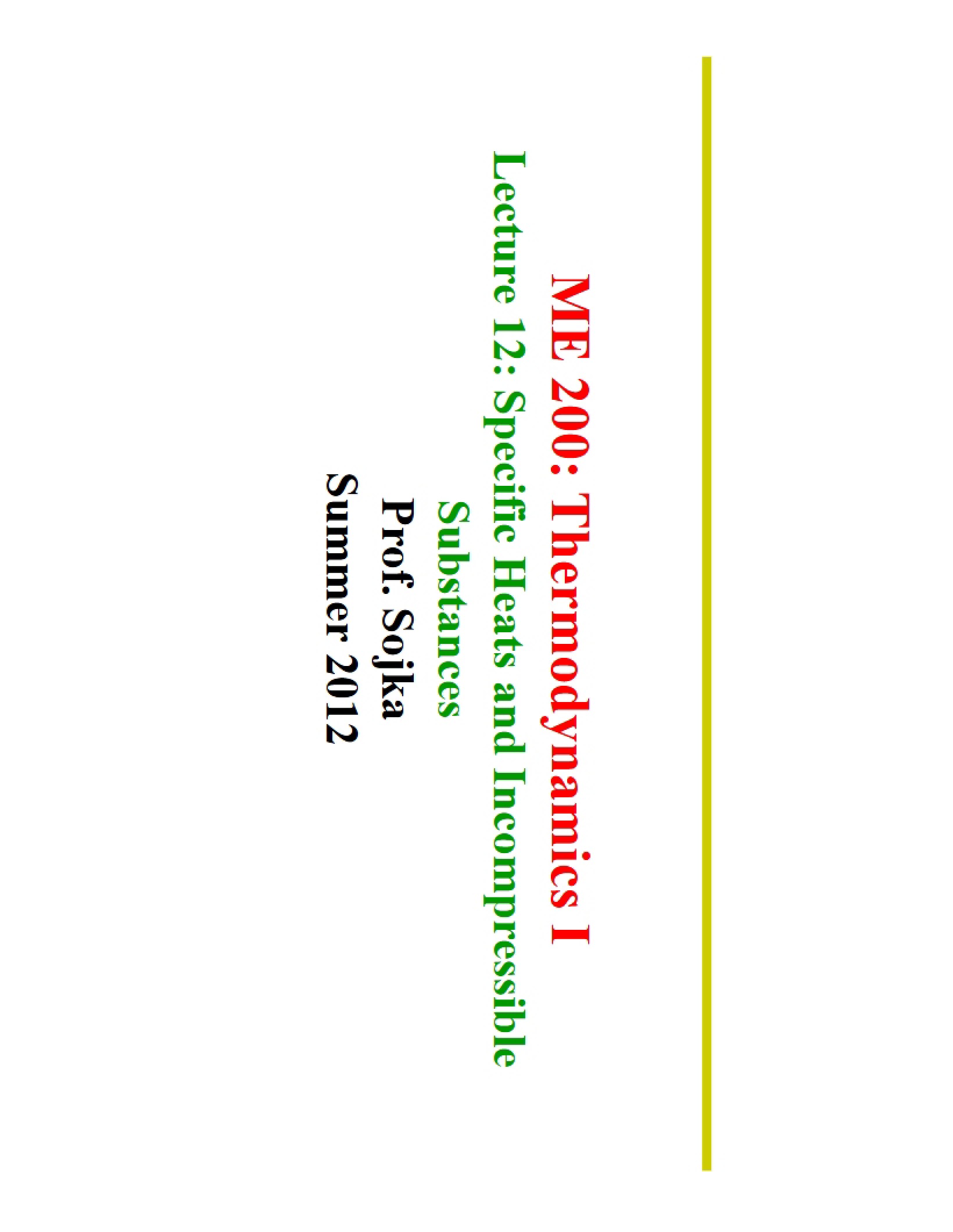 Annotated Lecture Twelve Notes