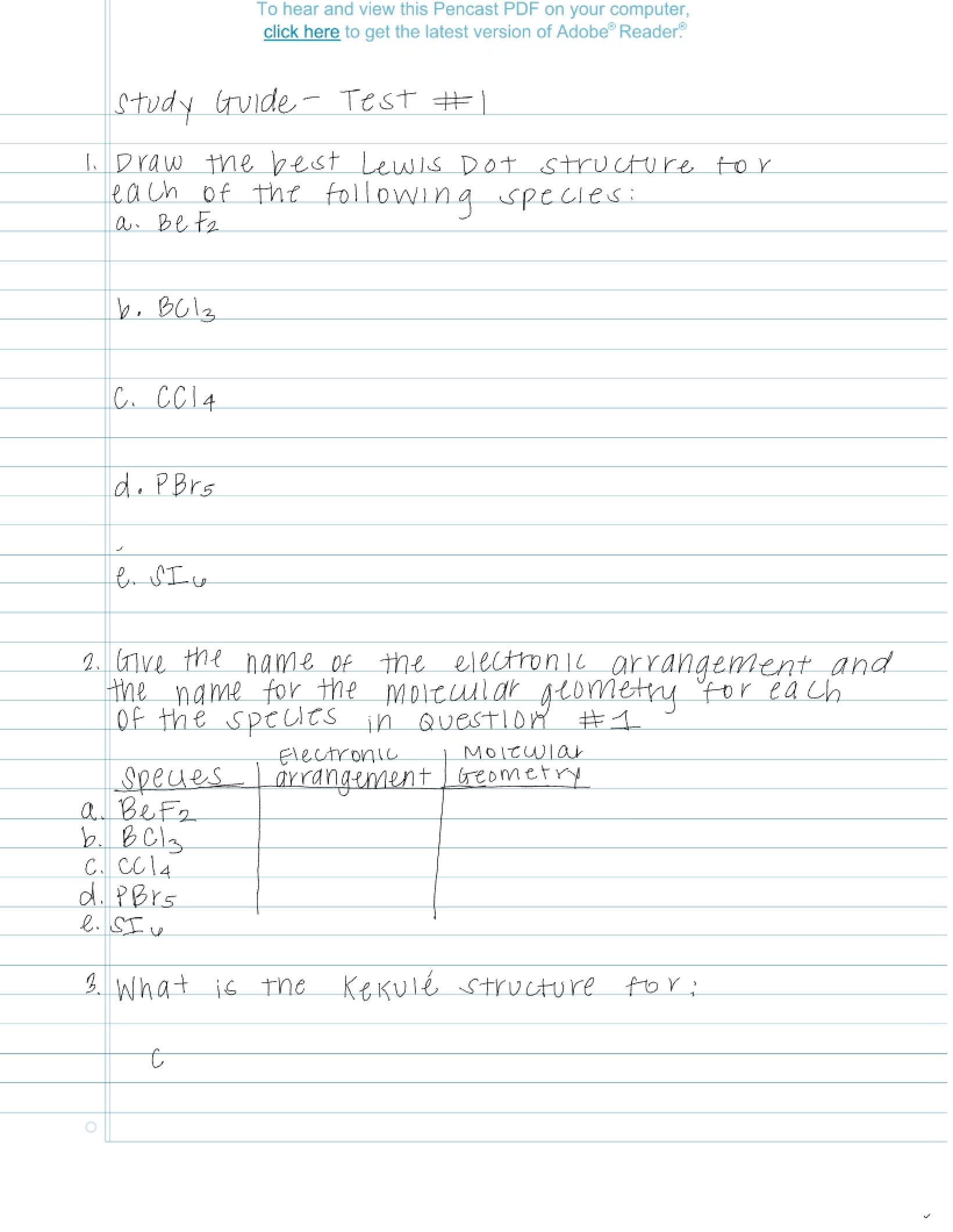 Exam 1 Study Guide
