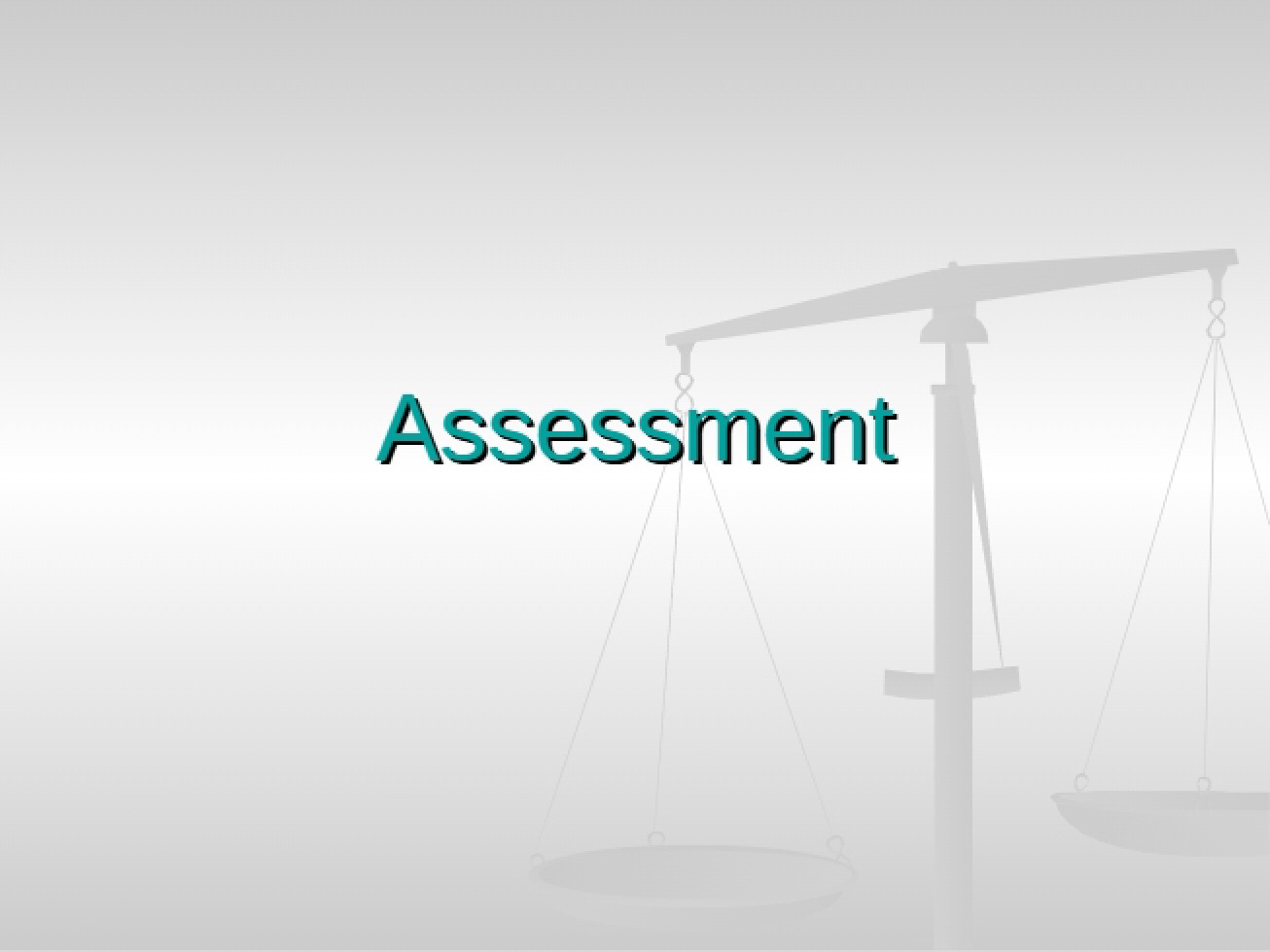 Assessment Strategies