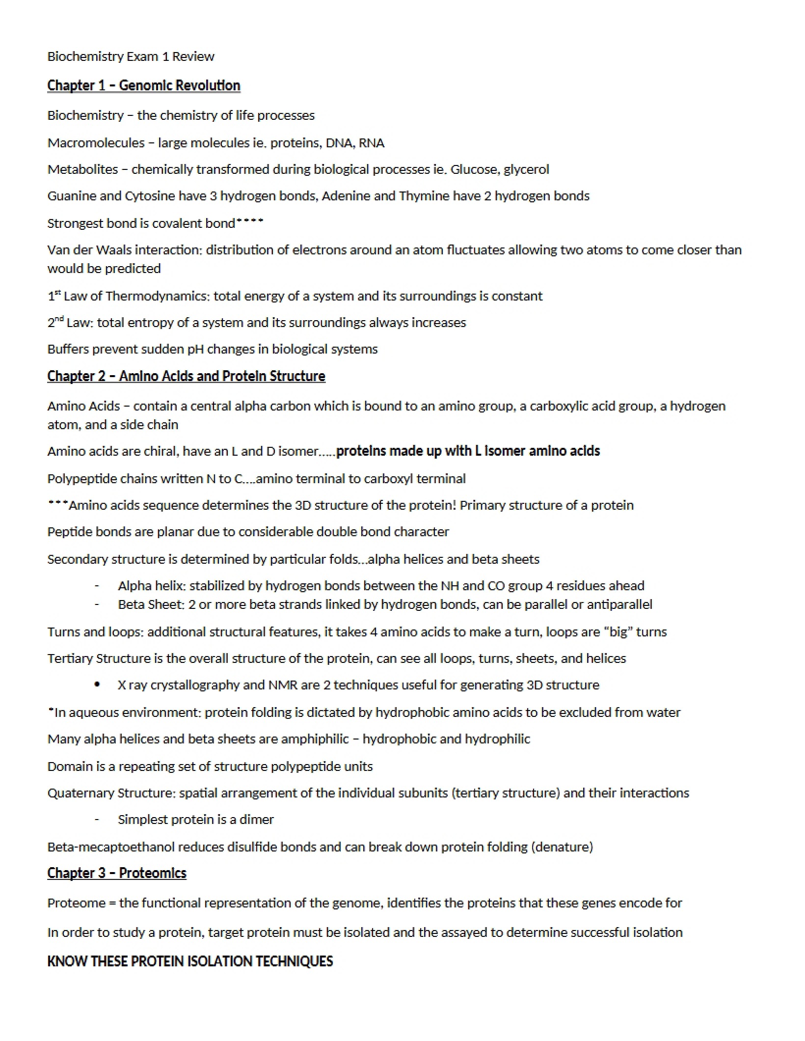 Revolution in Genomics Chapter One