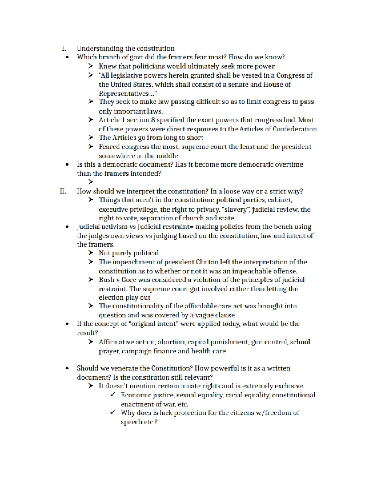 Weeks 1 and 2 Continued Notes