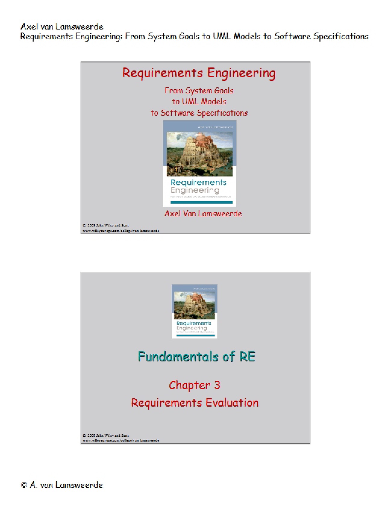 Engineering Requirements