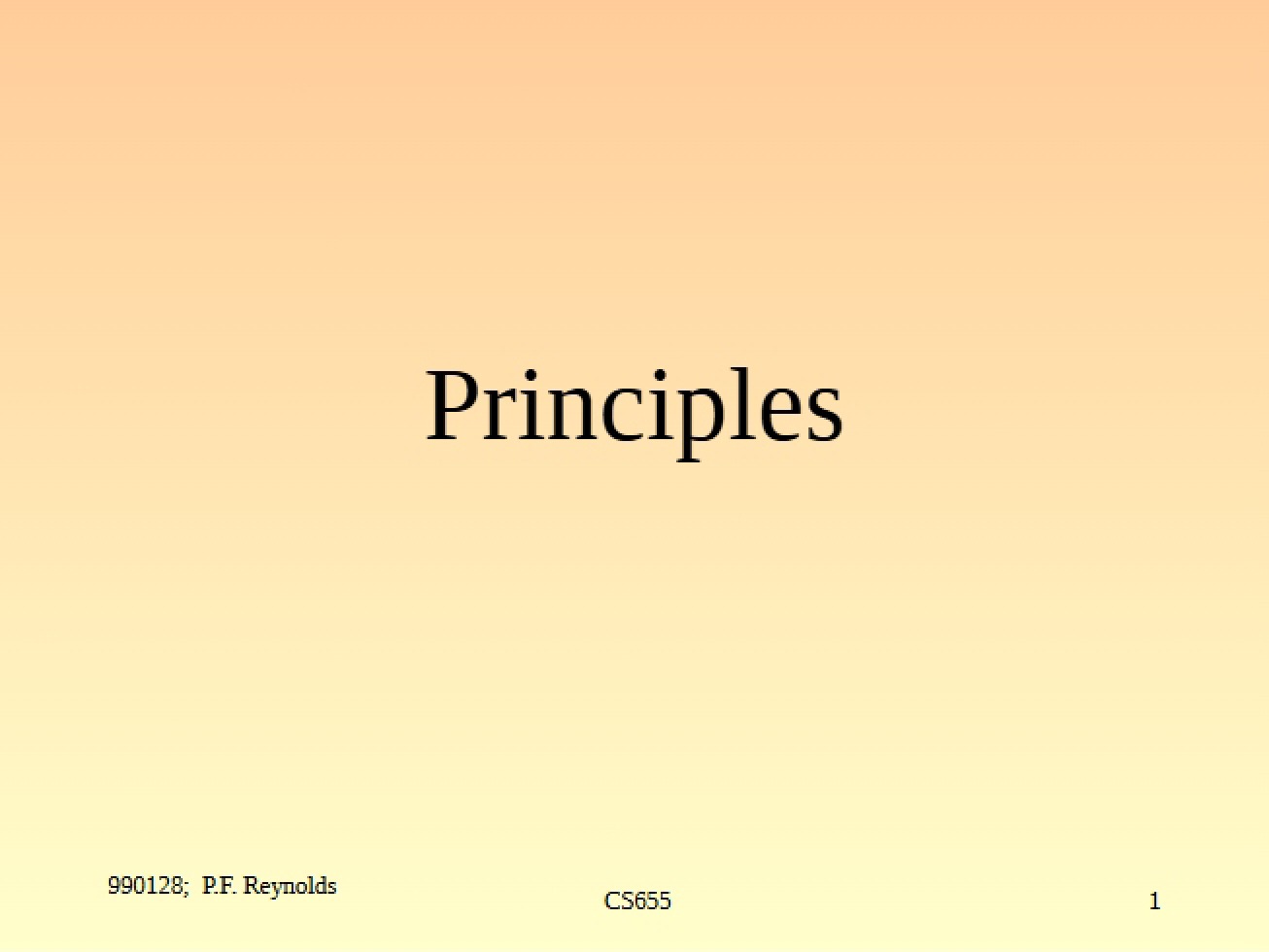 Core Principles