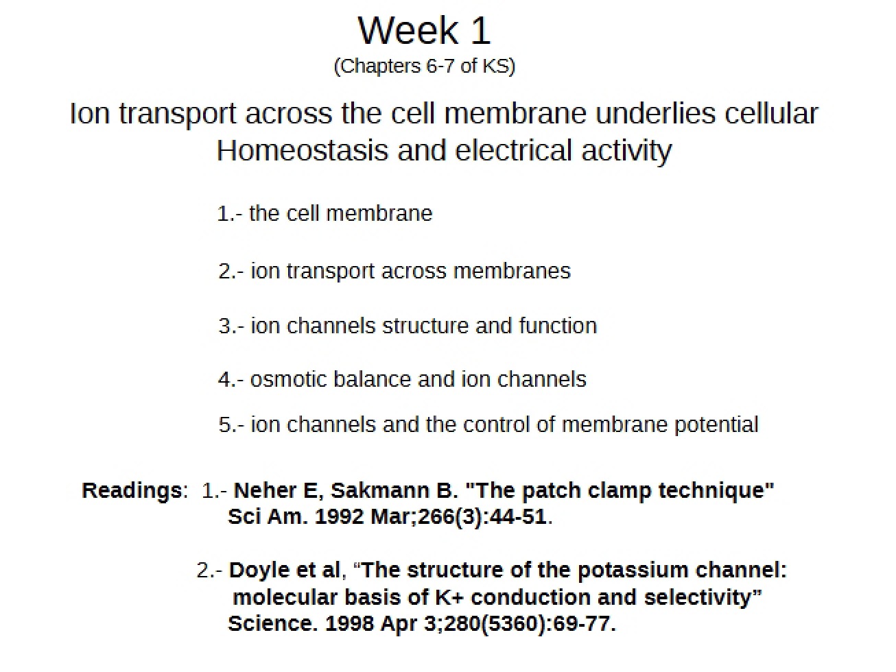 Lecture Notes for Chapters 6-7
