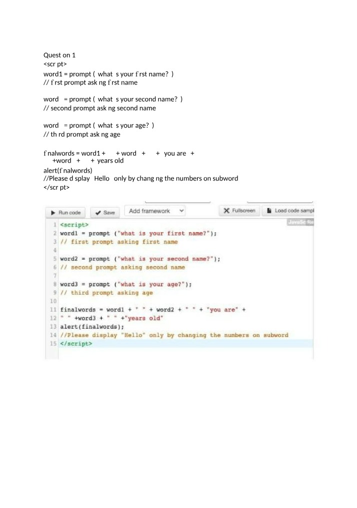 Prompting and Displaying User Information with JavaScript