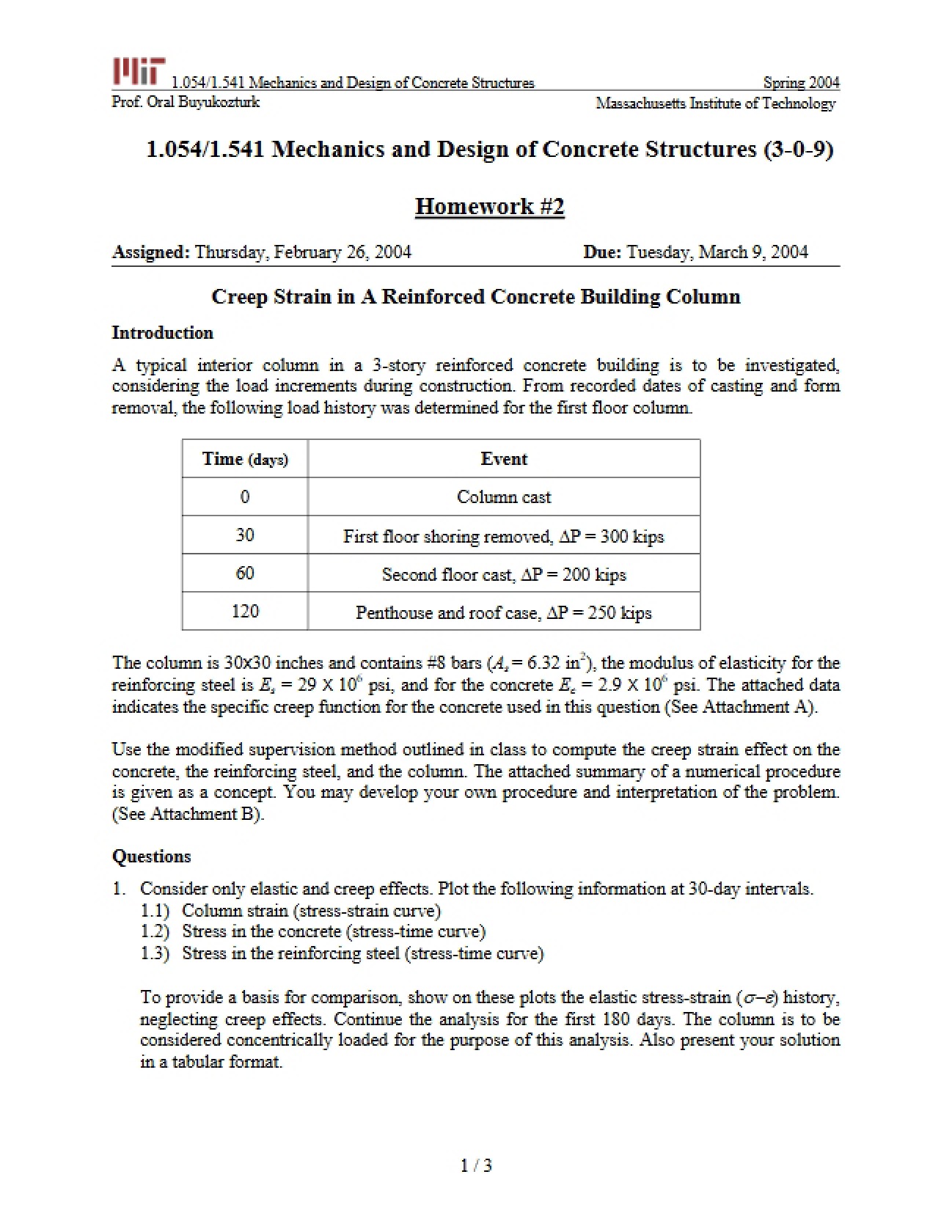 Second Homework