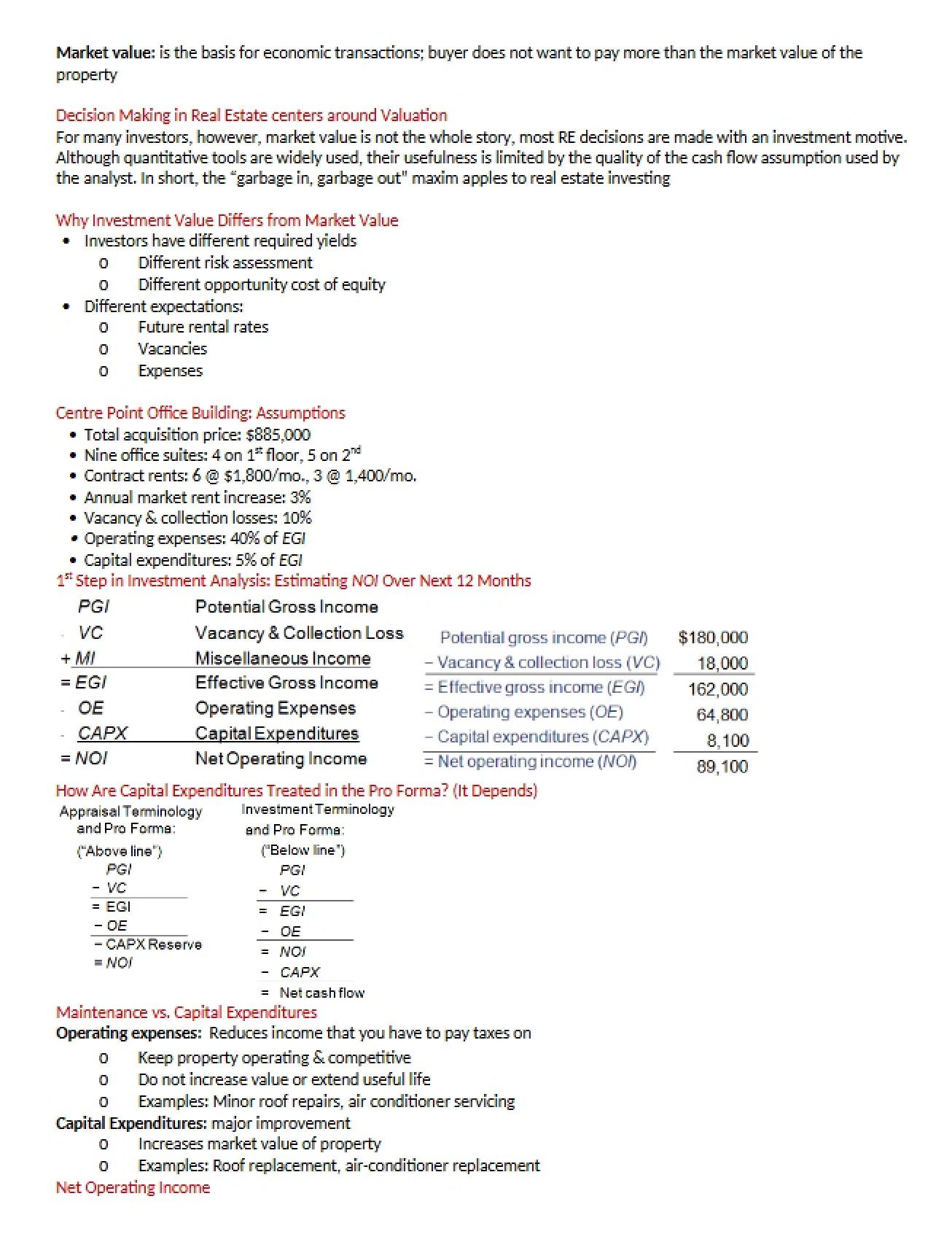 Study Guide for Finals