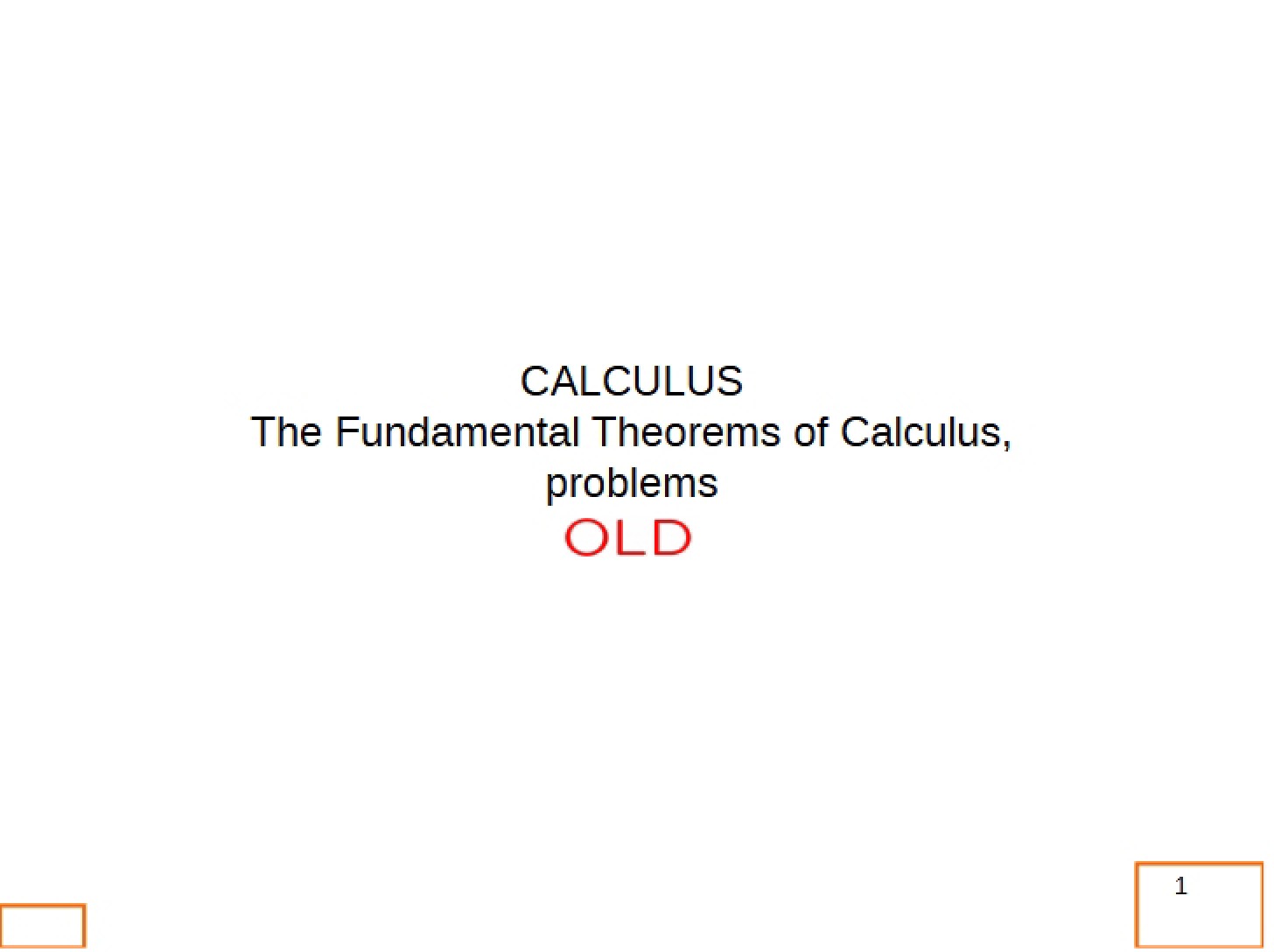 Fundamental Calculus Theorems Exercises