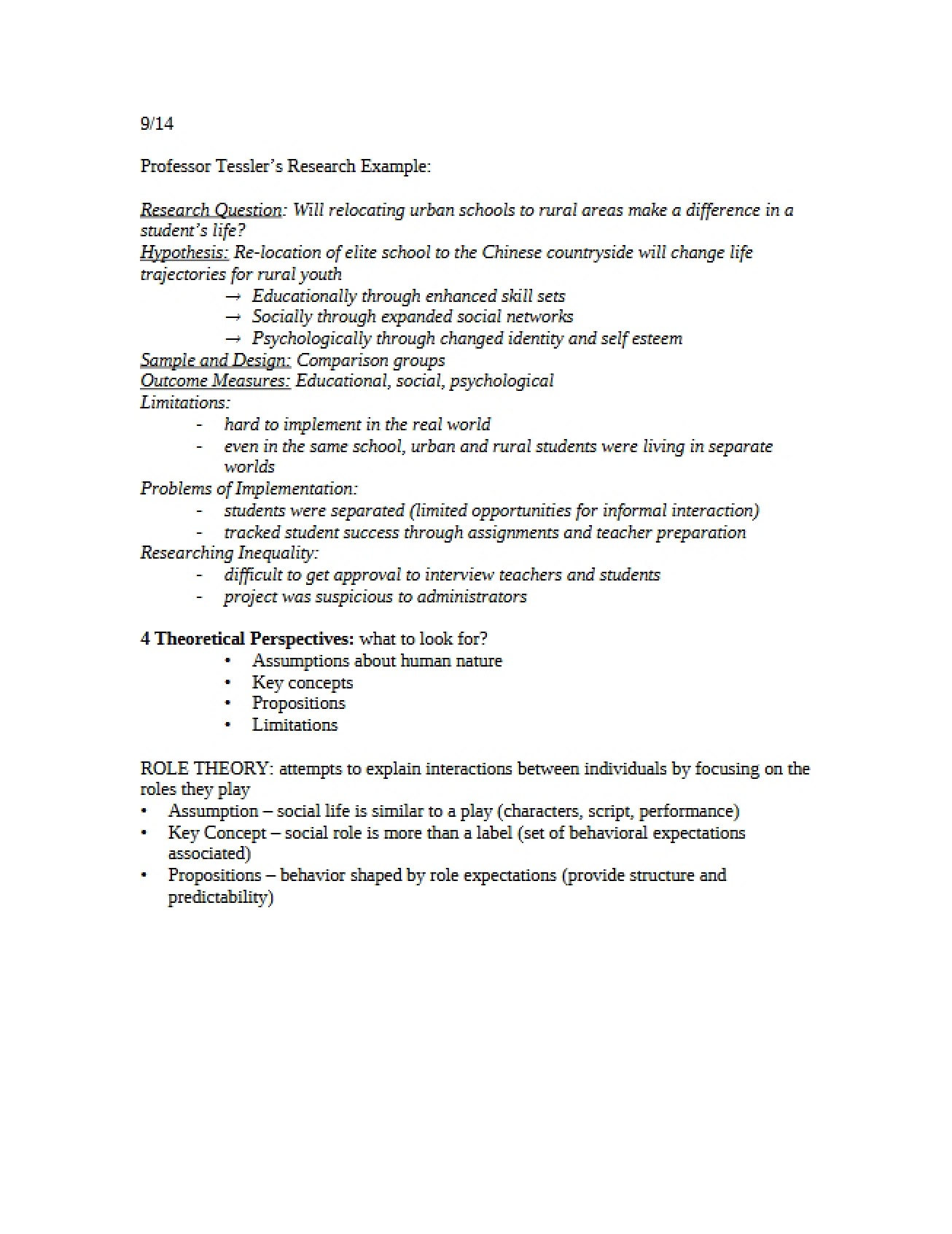 Research Methods