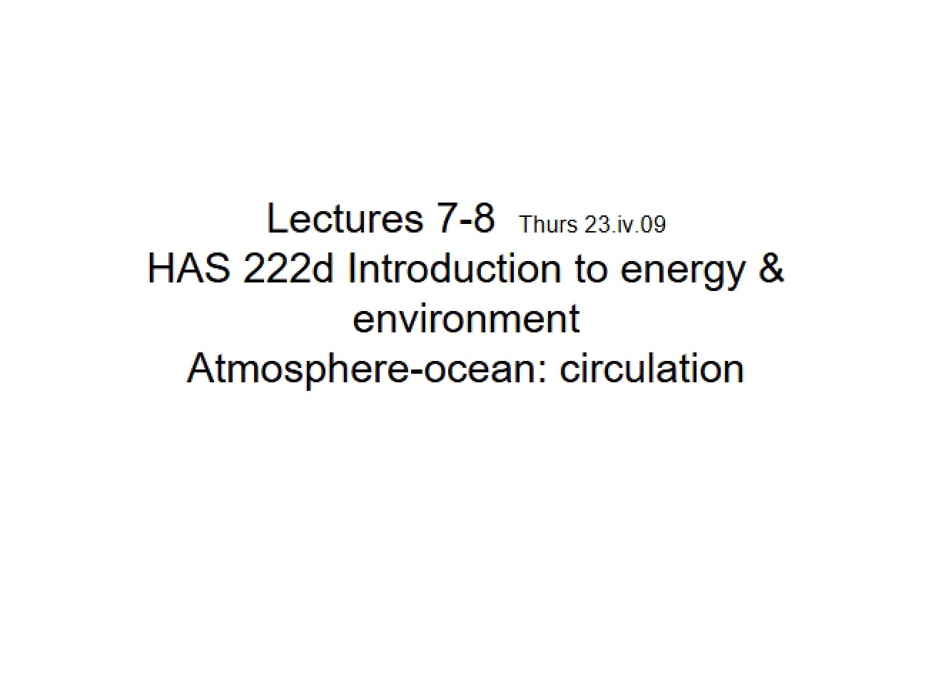 Ocean and Atmosphere Interaction