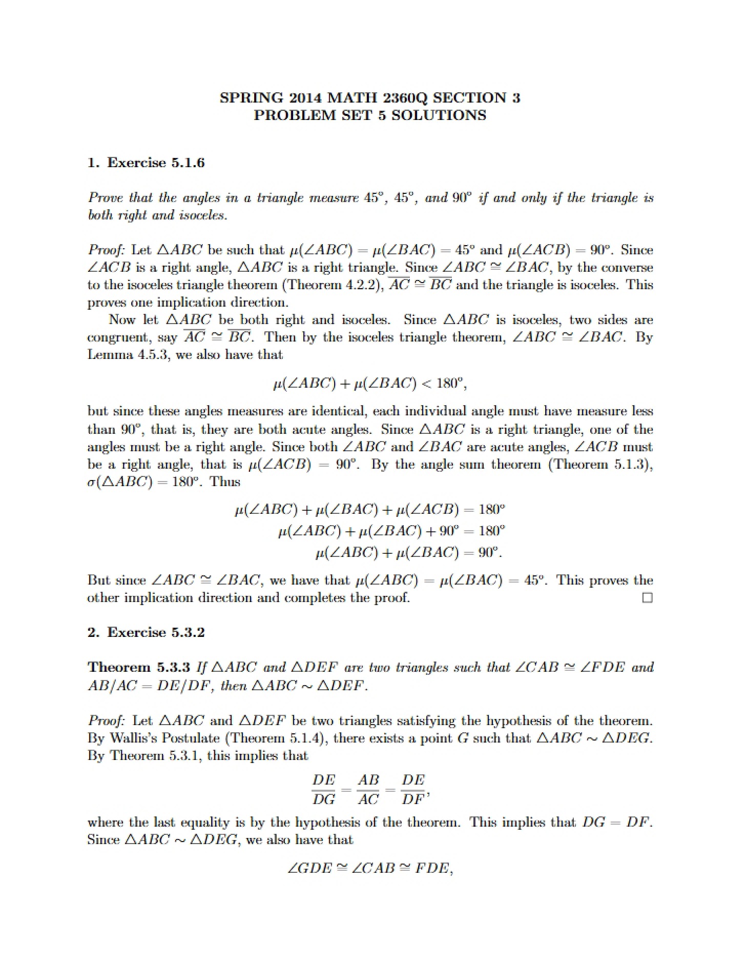 Key Homework 5 (2360Q)