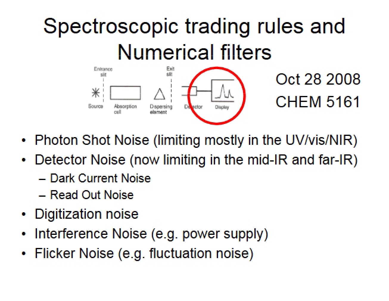 Concepts of Filtering Numerically