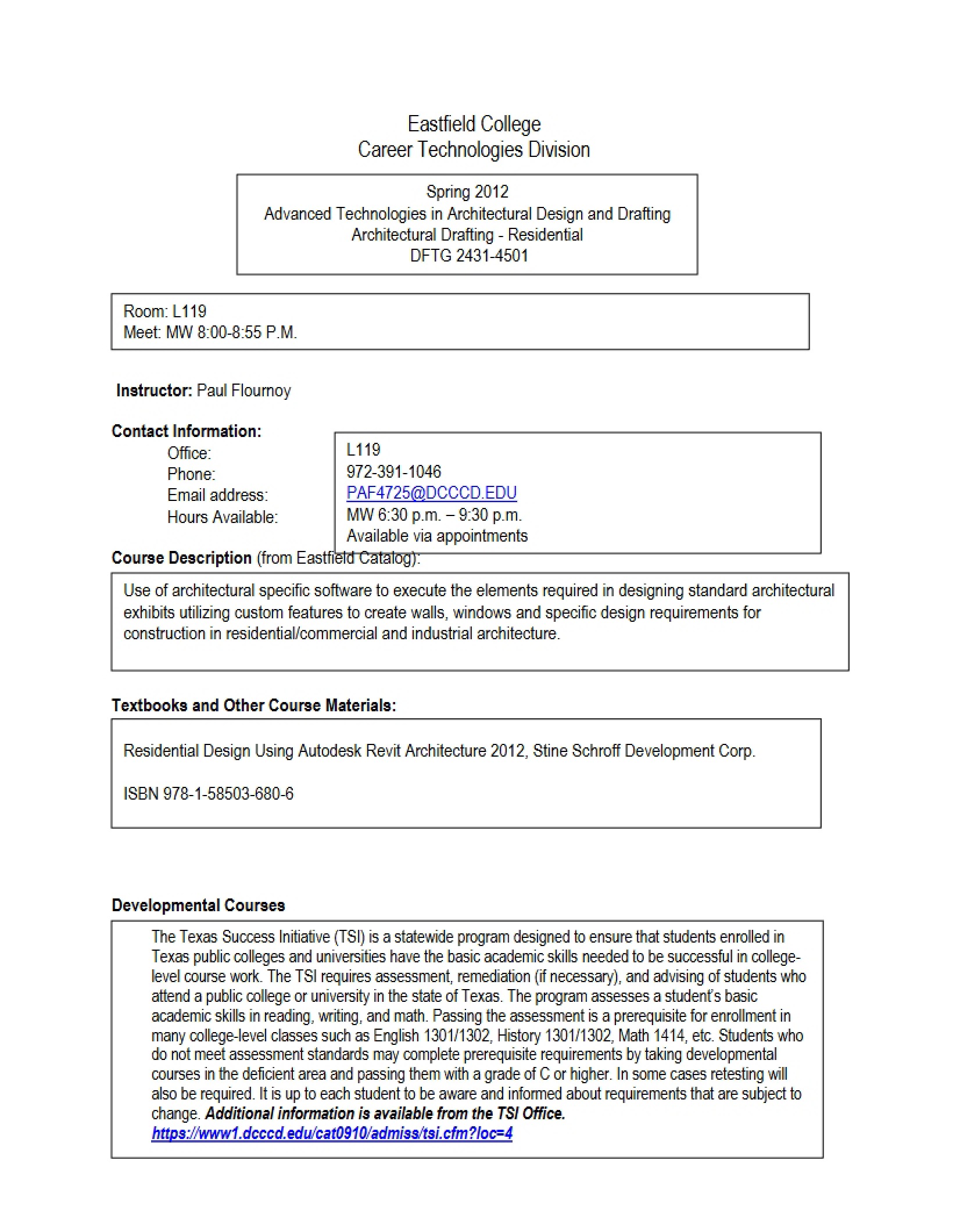 Syllabus