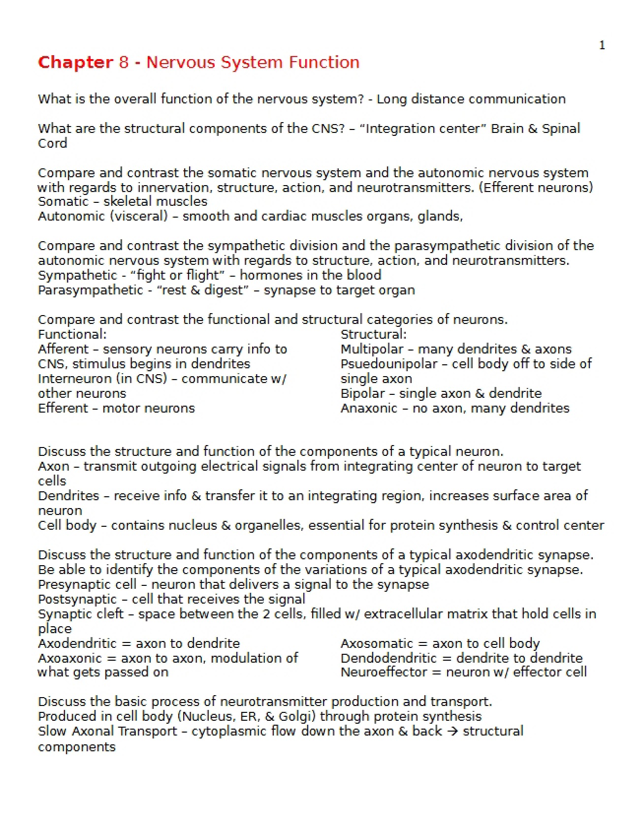 Review Chapters 8-13 (Exam Two)