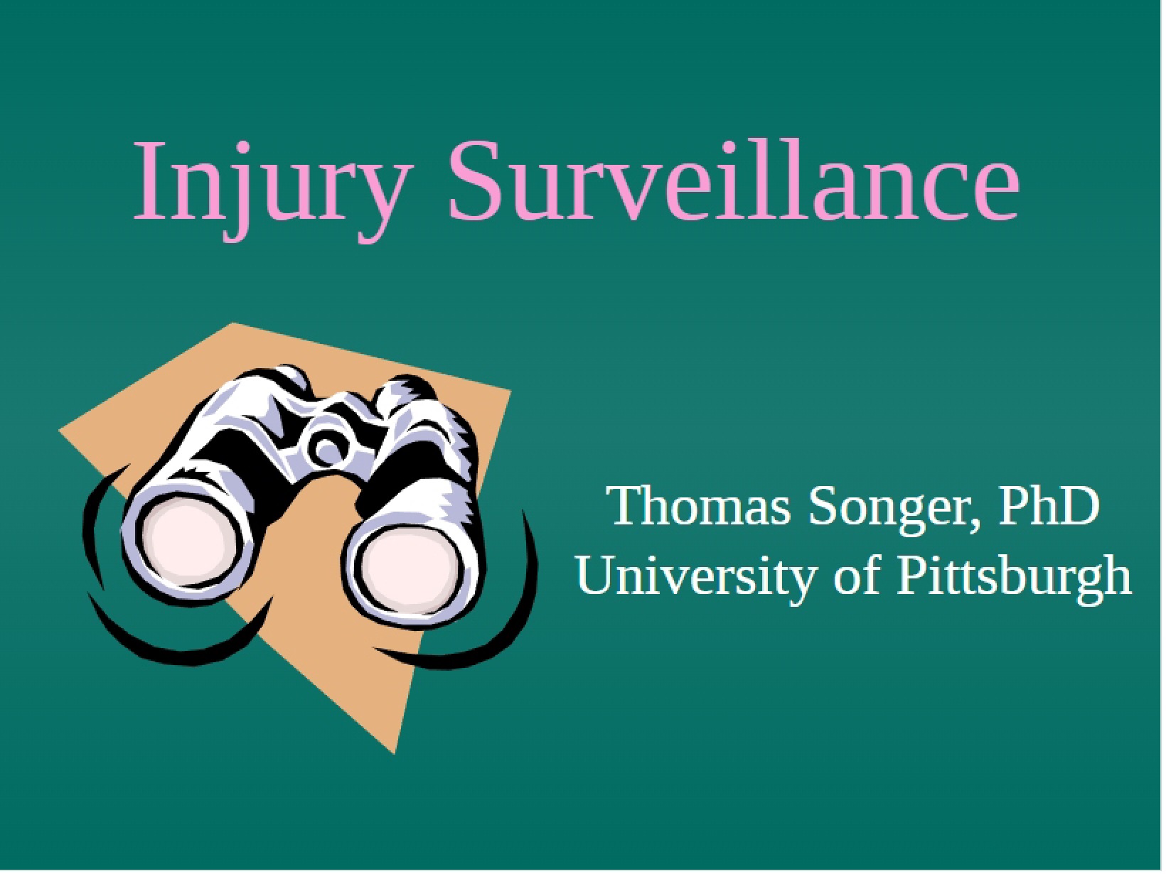 Surveillance of Injuries