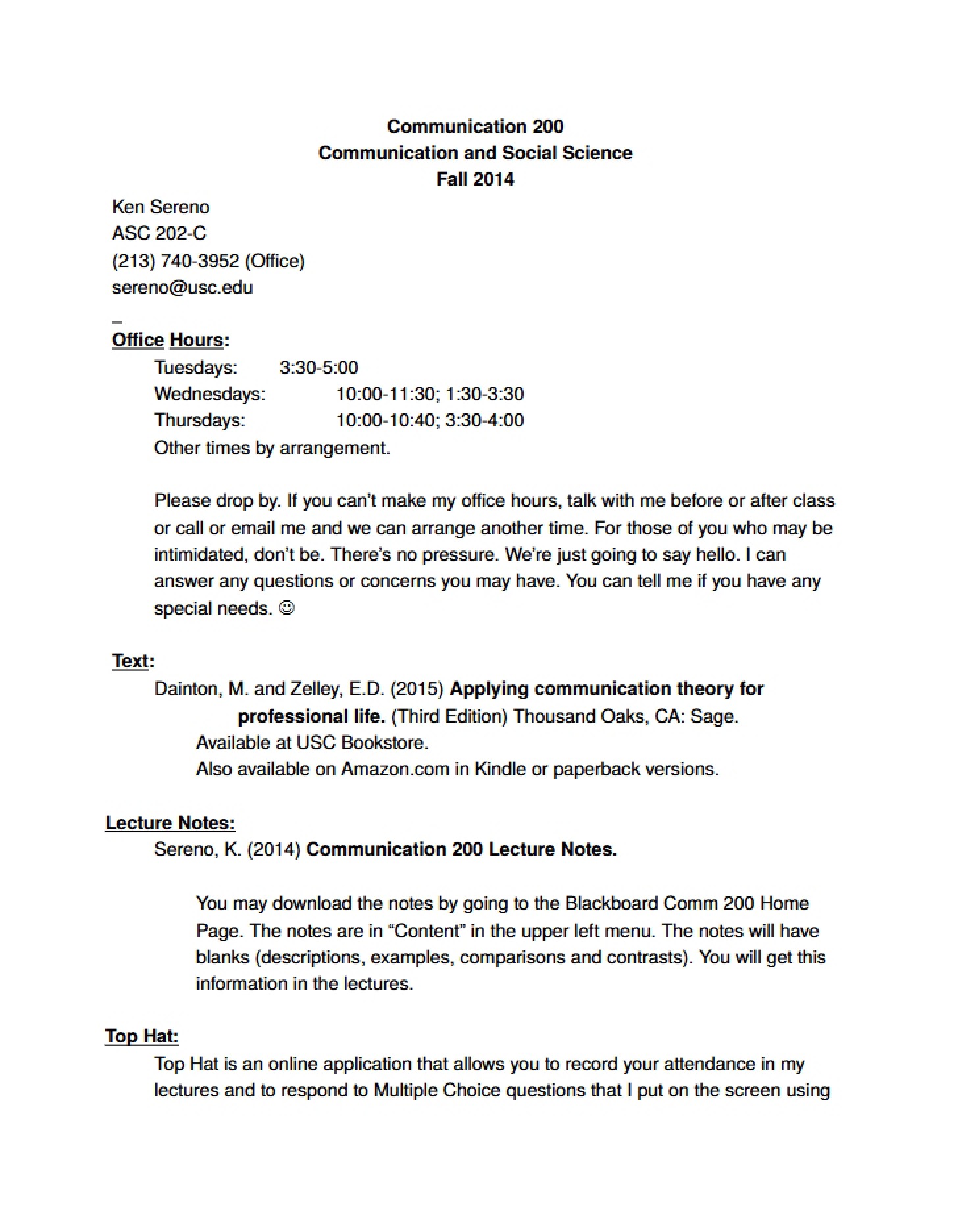 Fall 2014 Syllabus (200)