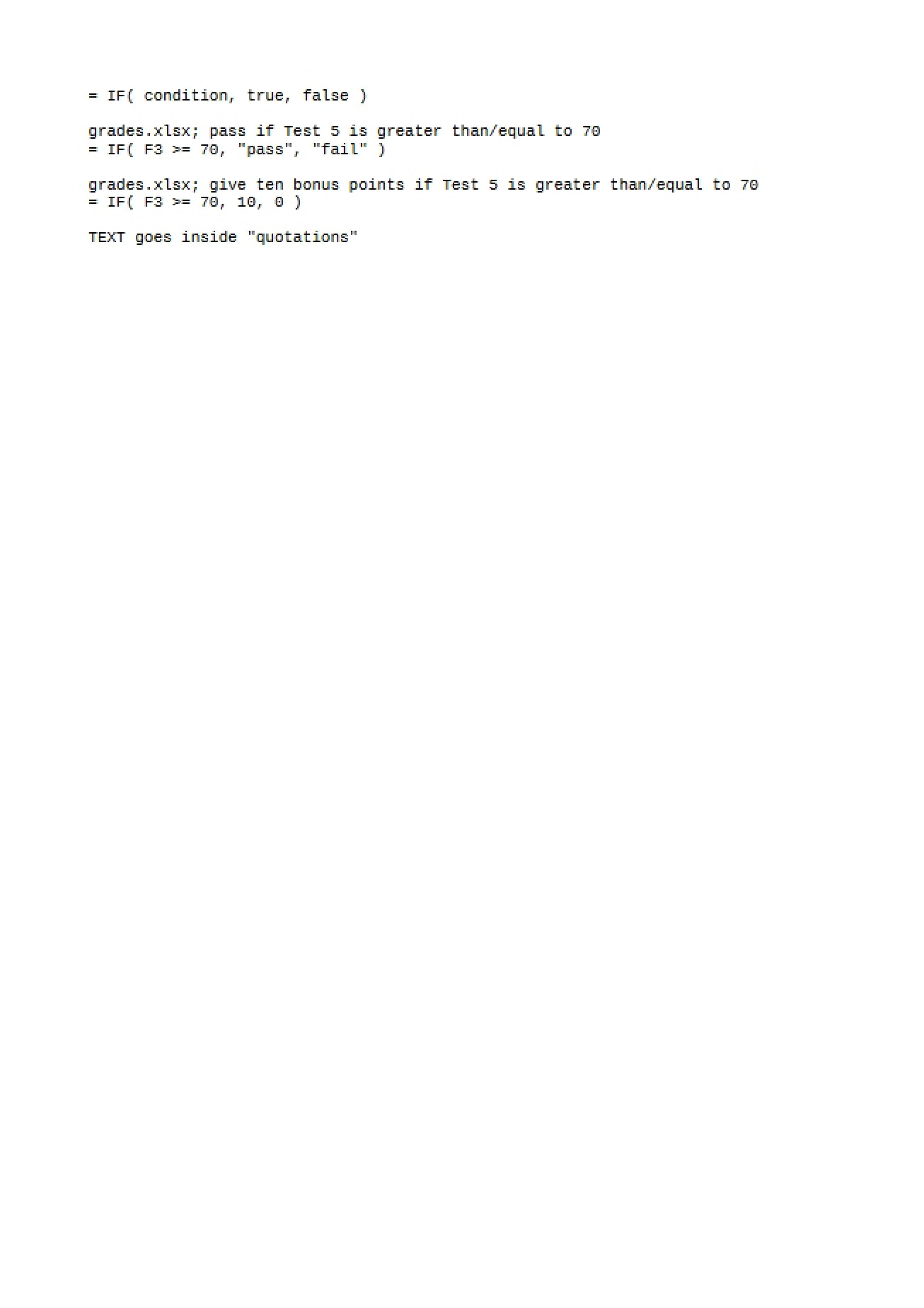 Computing Concepts Lecture Notes - 1 Pages