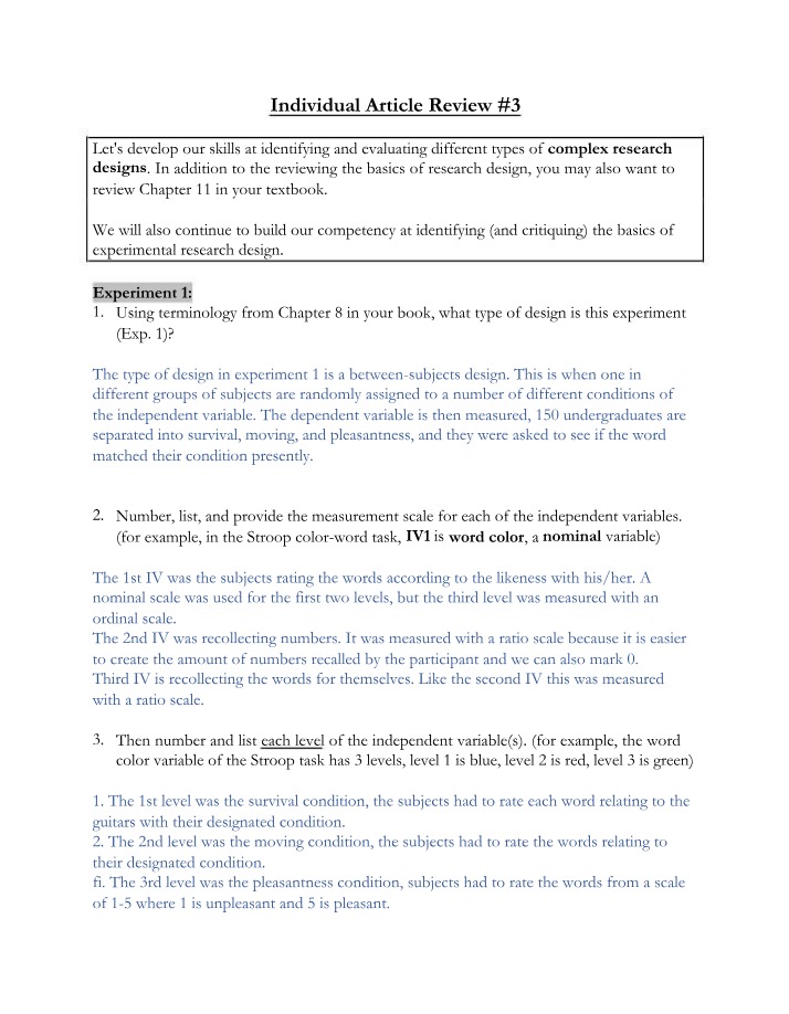 Individual Article Review Number 3