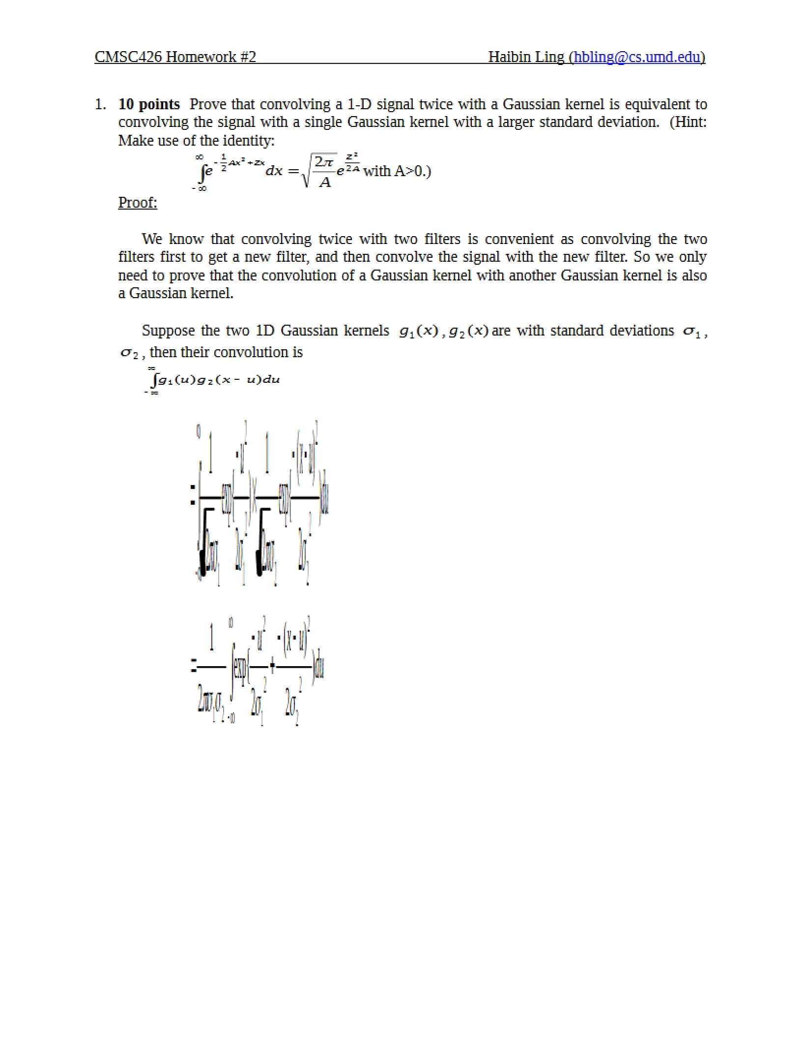 Second Homework