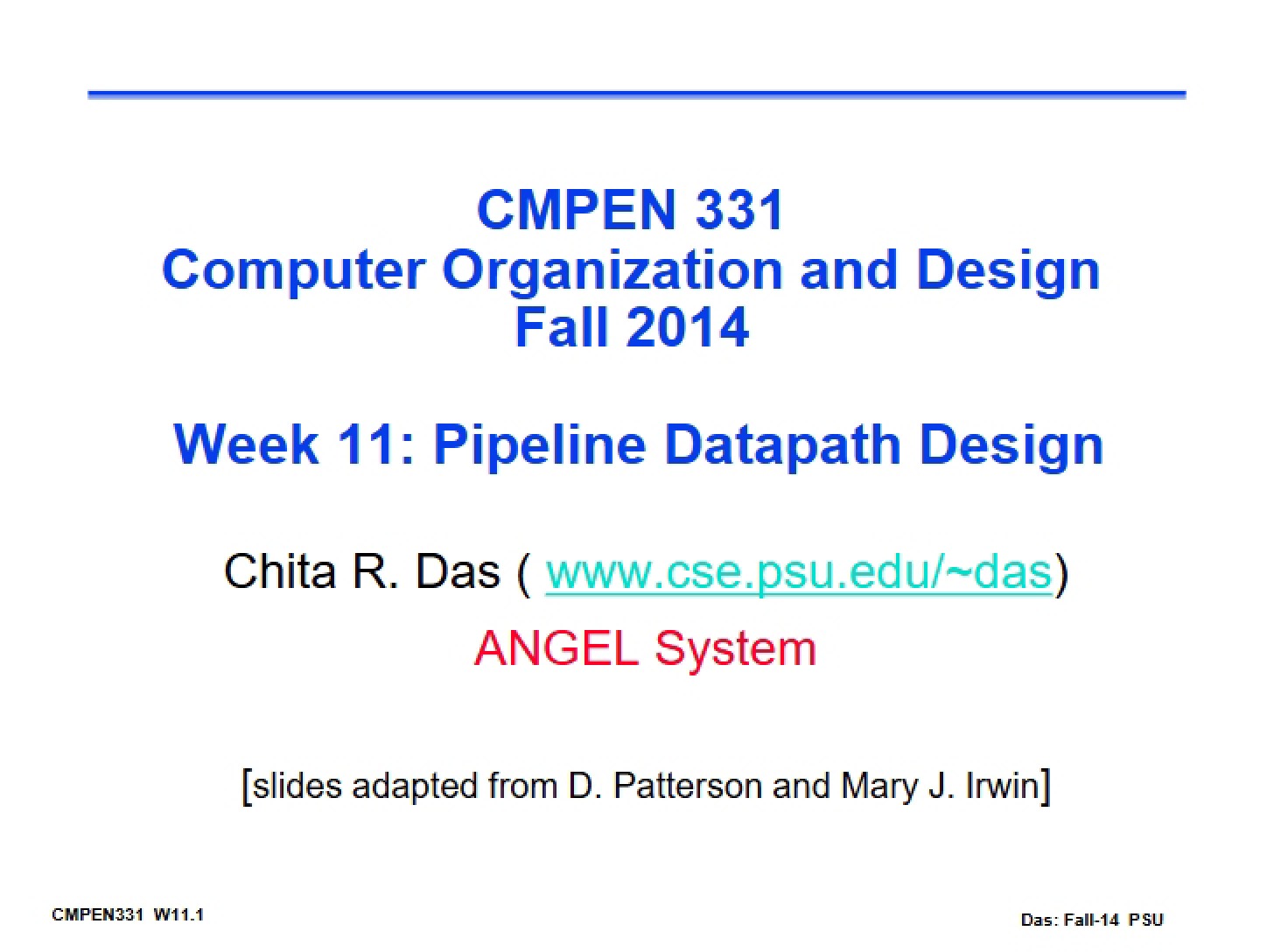 Week 11 CMPEN 331