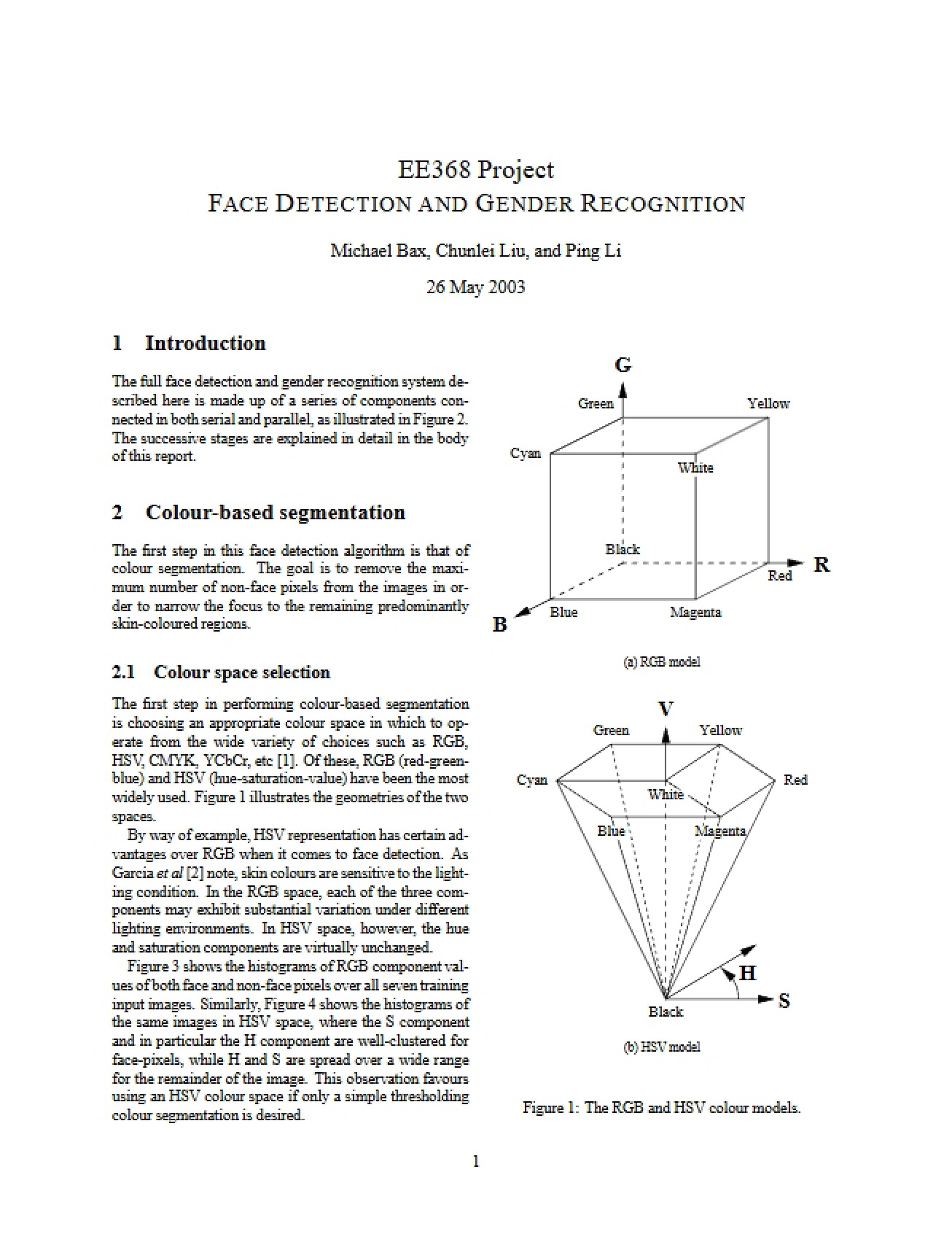 Sixth Set of Study Notes for a Digital Image Processing Course