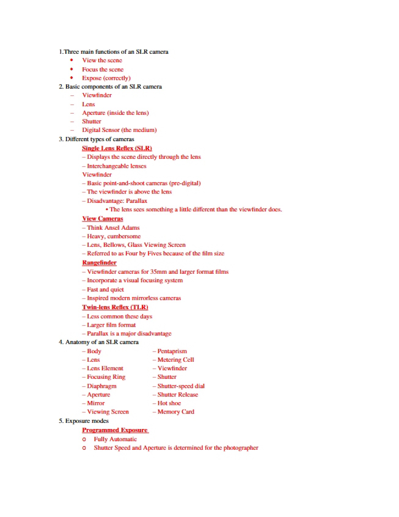 Notes