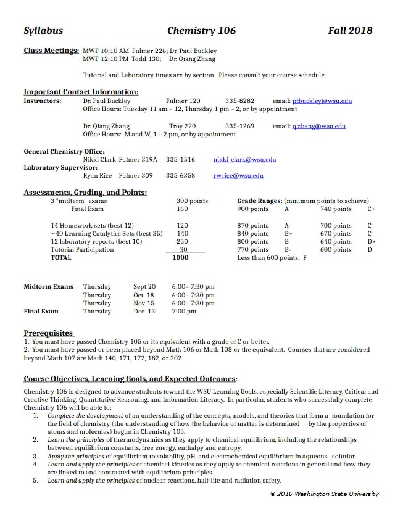 Fall 2018 Semester Notes