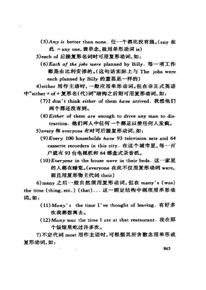 Verb Agreement with Indefinite Pronouns - Grammar Rules