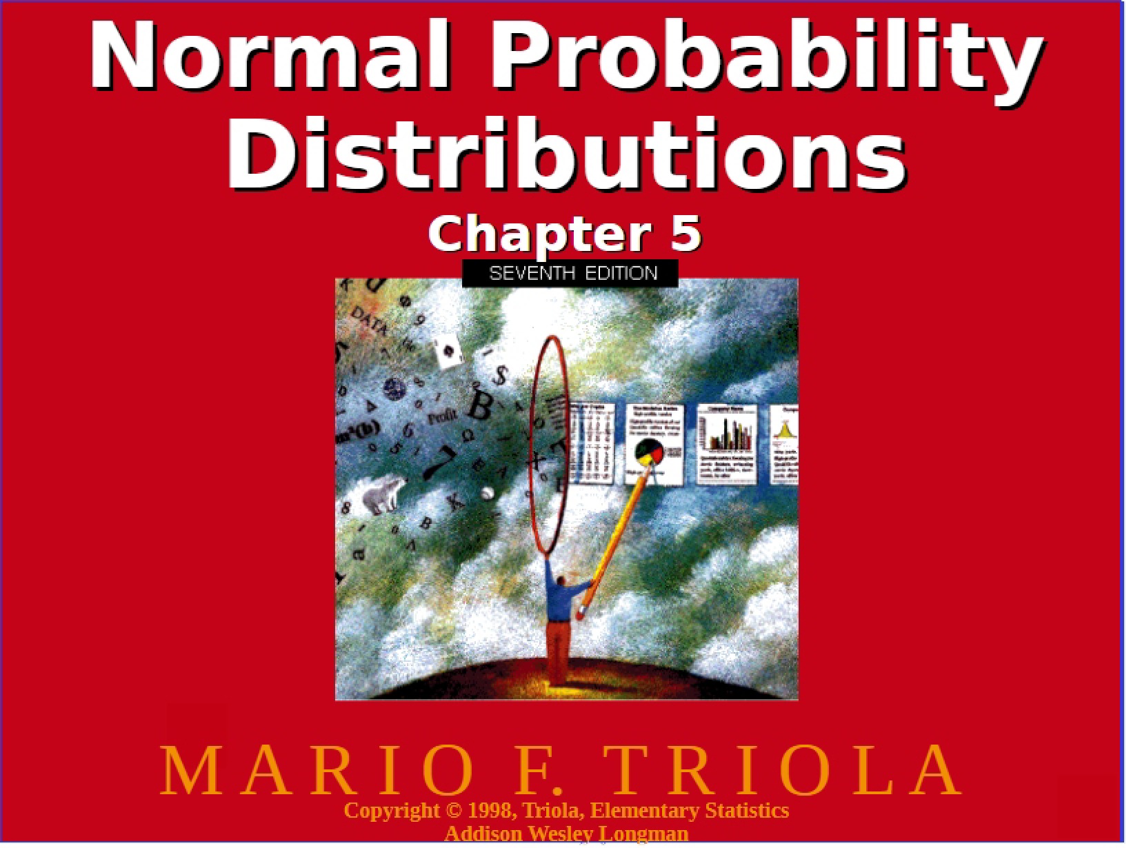 Distributions of Normal Probability